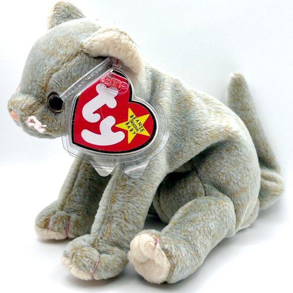 1999 4321 Vintage Scat Kitten Kitty Cat Plush Ty Beanie Baby Babies MWMT - Picture 2 of 7